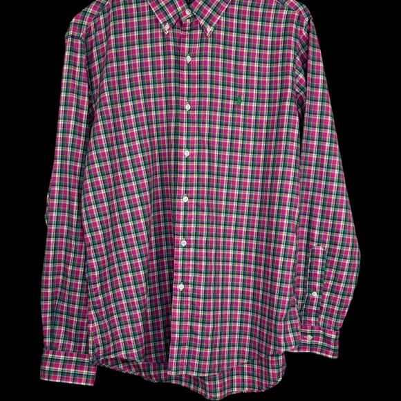 Ralph Lauren Men’s Plaid Button Down Shirt Large Multicolor Long Sleeve Cotton - Picture 5 of 14